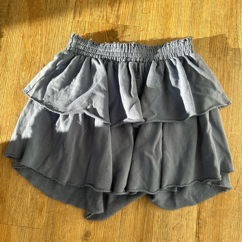 Aerie Women's Weekend Ruffle Tiered Mini Skirt